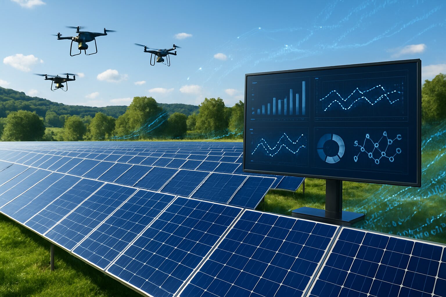 découvrez comment l'intelligence artificielle peut transformer votre production d'énergie solaire, en améliorant l'efficacité, en réduisant les coûts et en maximisant la rentabilité de vos installations photovoltaïques.